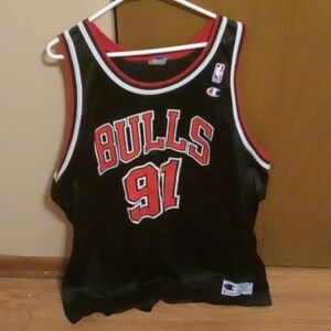Dennis Rodman Champion Jersey Size 52